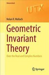 book Geometric invariant theory. Over the real and complex numbers