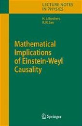 book Mathematical implications of Einstein-Weyl causality