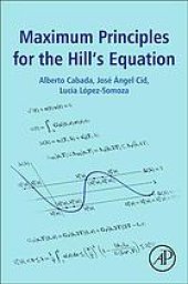 book Maximum principles for the Hill's equation