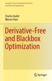 book Derivative-free and blackbox optimization