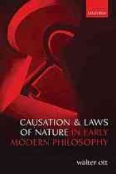 book Causation and laws of nature in early modern philosophy