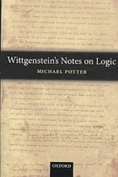 book Wittgenstein's notes on logic