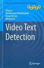 book Video text detection