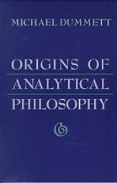 book Origins of analytical philosophy