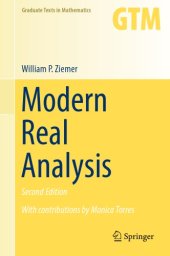 book Modern real analysis