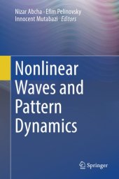 book Nonlinear waves and pattern dynamics