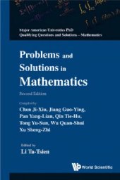 book Problems and solutions in mathematics (PhD qualifying questions)