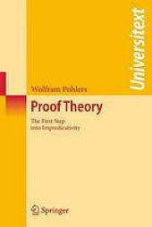 book Proof theory: the first step into impredicativity