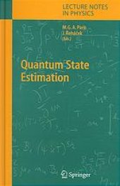 book Quantum state estimation