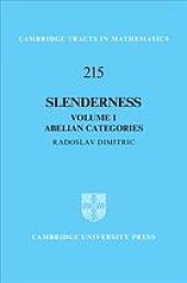 book Slenderness. Vol.1 Abelian categories