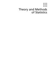 book Theory and methods of statistics