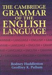 book The Cambridge Grammar of the English Language