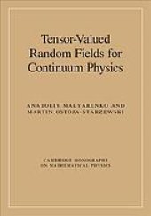 book Tensor-valued random fields for continuum physics