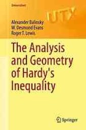 book The analysis and geometry of Hardy's inequality