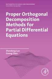 book Proper orthogonal decomposition methods for partial differential equations