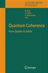 book Quantum coherence: from quarks to solids