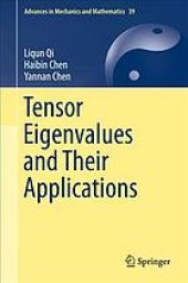 book Tensor eigenvalues and their applications