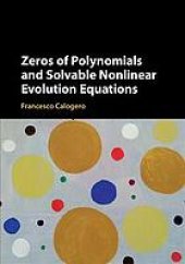 book Zeros of polynomials and solvable nonlinear evolution equations