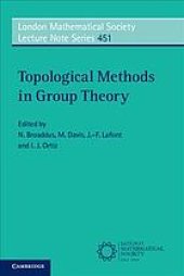 book Topological methods in group theory