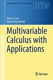 book Multivariable calculus with applications