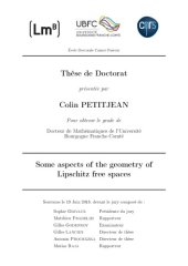 book Some aspects of the geometry of Lipschitz free spaces