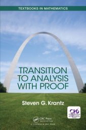 book Transition to analysis with proof