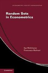 book Random sets in econometrics