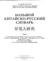 book Большой китайско-русский словарь