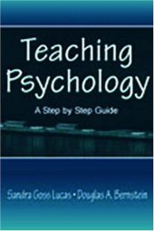 book Teaching Psychology. A Step by Step Guide