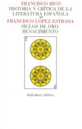 book Historia y crítica de la literatura española, 2. Siglo de Oro: Renacimiento