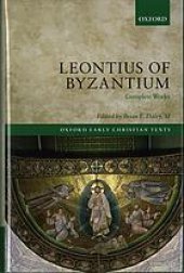 book Leontius of Byzantium: Complete works