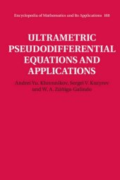 book Ultrametric pseudodifferential equations and applications