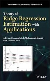 book Theory of ridge regression estimators with applications