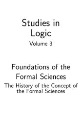 book Foundations of the formal sciences IV.. The history of the concept of the formal sciences