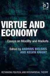 book Virtue and economy : essays on morality and markets