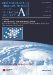 book The nature of mathematical proof