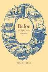 book Defoe and the new sciences