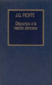 book Discursos a la Nacion Alemana