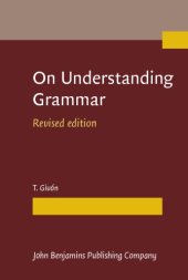 book On Understanding Grammar