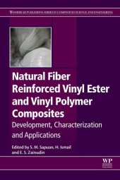 book Natural fiber reinforced vinyl ester and vinyl polymer composites : development, characterization and applications