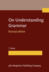 book On Understanding Grammar