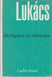 book Die Eigenart des Ästhetischen