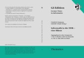 book Informatik in der DDR - eine Bilanz