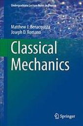 book Classical mechanics