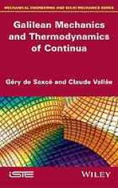 book Galilean mechanics and thermodynamics of continua