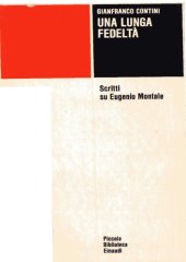 book Una lunga fedeltà. Scritti su Eugenio Montale