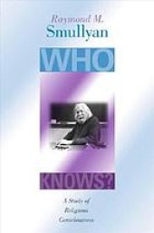 book Who knows: A study of religious consciousness