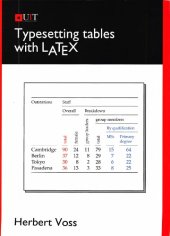 book Typesetting tables with LaTeX