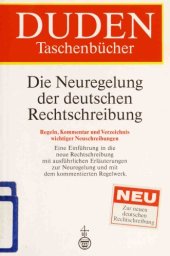 book Die Neuregelung der deutschen Rechtschreibung