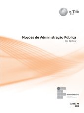 book Noções de administração pública